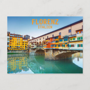 Florenz Italien Holiday Postcard