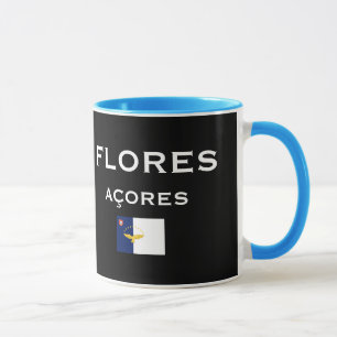Flores Azores Map Coffee Mug