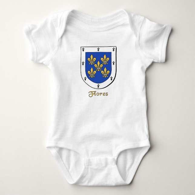 Flores Family Shield Infant Creeper (Front)