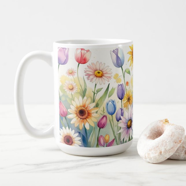 Flores mugs (With Donut)