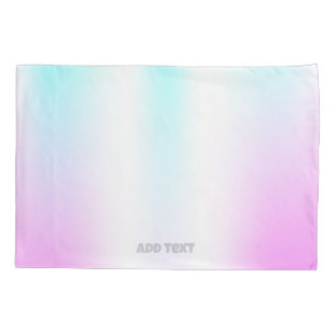 Florescent Holographic Rainbow Colors Pillowcase