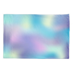Florescent Holographic Rainbow Colors Pillowcase