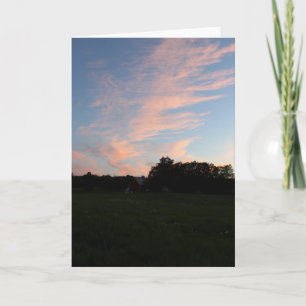 Florescent Sky Card