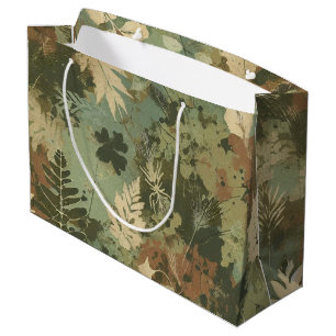 Florest pattern large gift bag