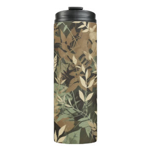Florest pattern thermal tumbler