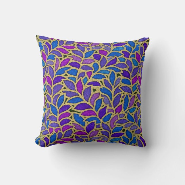 Floresta Greine Purple Cushion (Front)