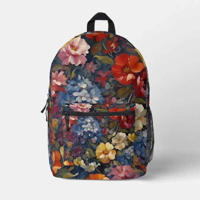 Floret Flicker Printed Backpack (Front)