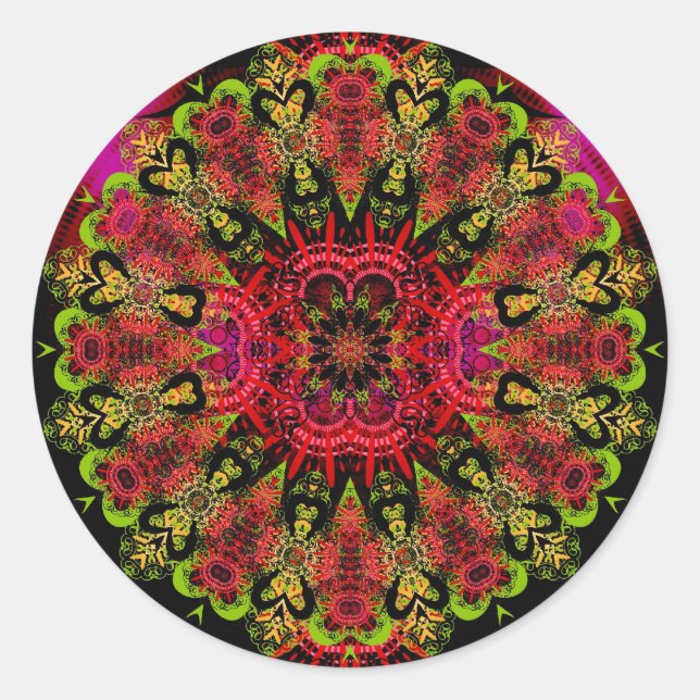 floretiana classic round sticker (Front)