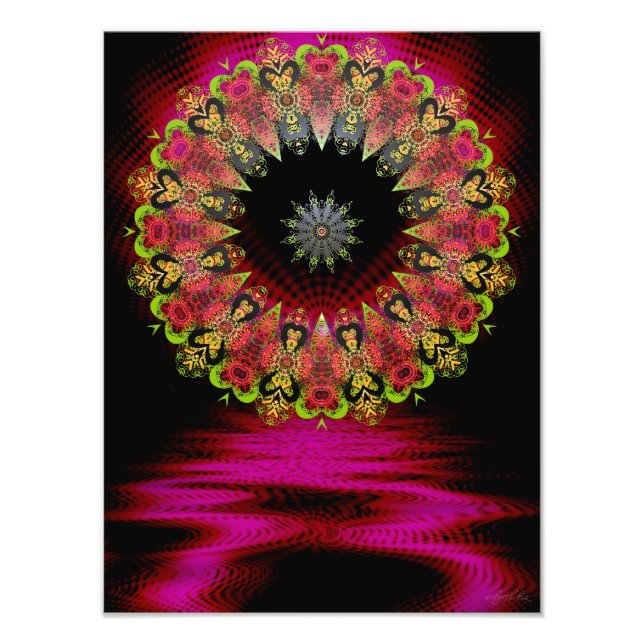 Floretiana Psychedelic Love Art Photo (Front)