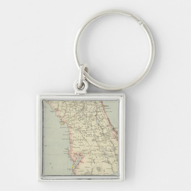 Floriada, United States Key Ring (Front)