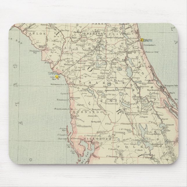 Floriada, United States Mouse Mat (Front)