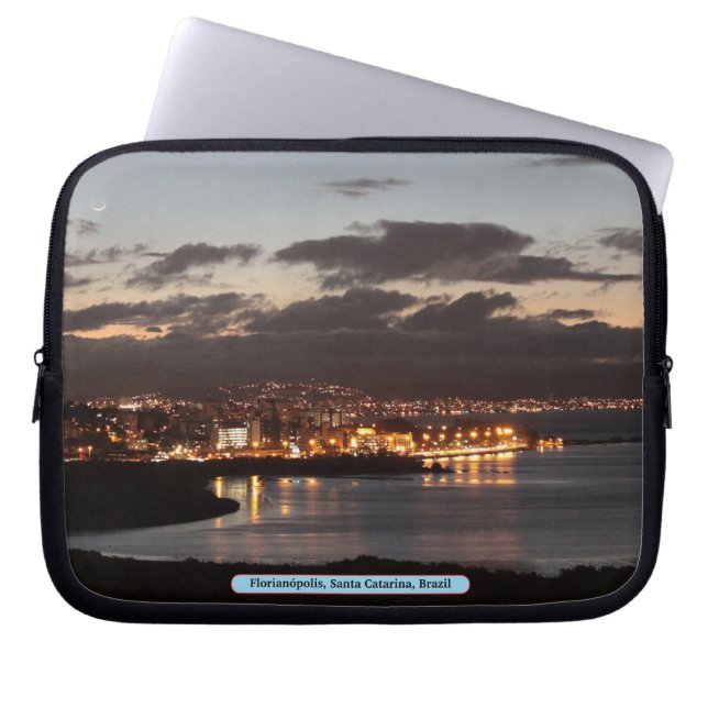 Florianópolis, Santa Catarina, Brazil Laptop Sleeve (Front)