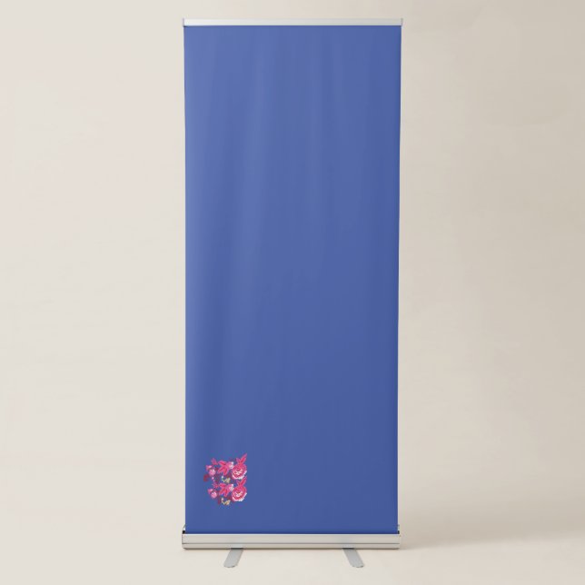 floribunda Design Vertical Retractable Banner (Front)