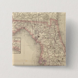Florida 10 15 cm square badge