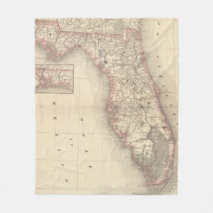 Florida 10 fleece blanket