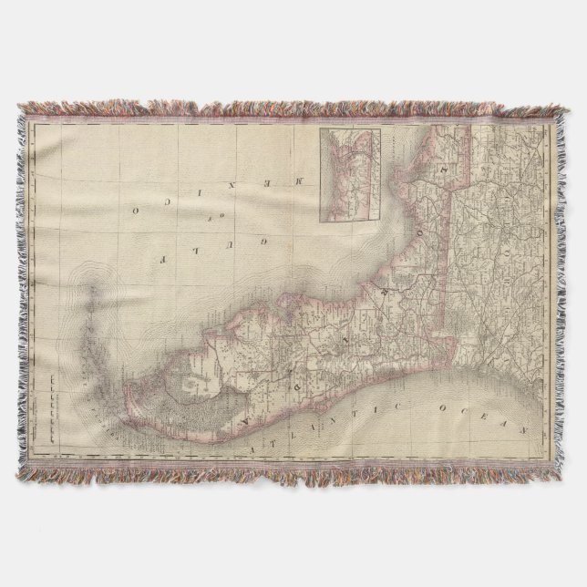 Florida 10 throw blanket (Front)