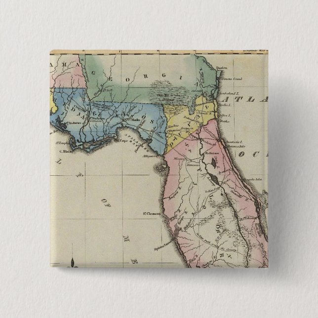Florida 11 15 cm square badge (Front)