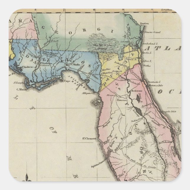 Florida 11 square sticker (Front)