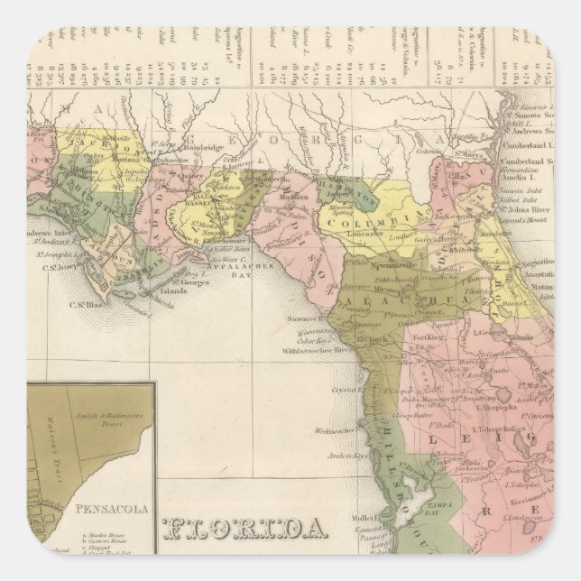 Florida 12 square sticker (Front)