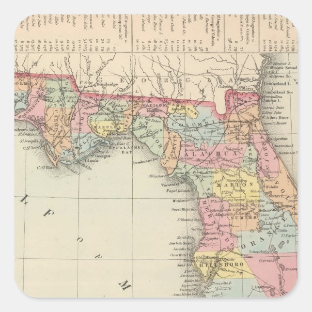 Florida 13 square sticker (Front)