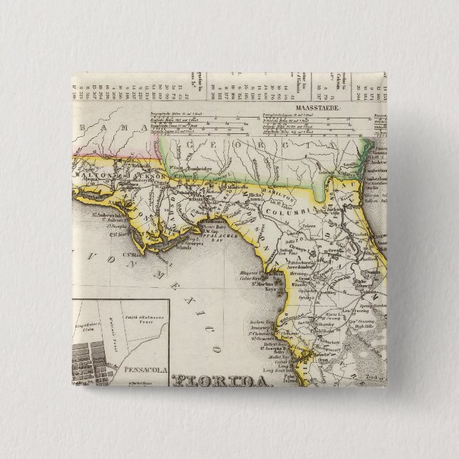 Florida 14 15 cm square badge (Front)