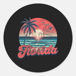 Florida _1 classic round sticker
