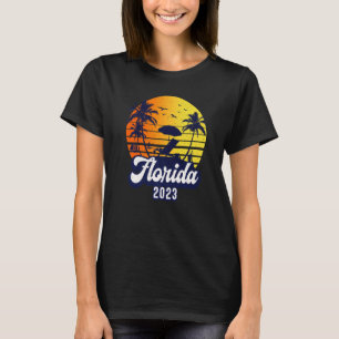 Florida 2023 Sunset Beach Retro Premium T-Shirt