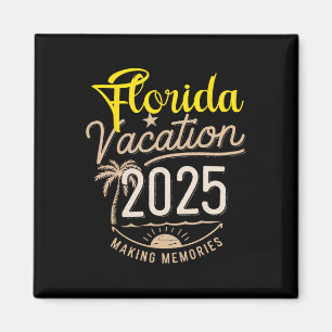 Florida 2025 Family Trip Friends Group Vacation Ma Magnet