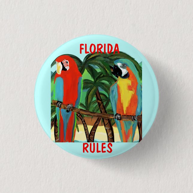 FLORIDA 3 CM ROUND BADGE (Front)