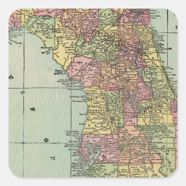 Florida 5 square sticker (Front)