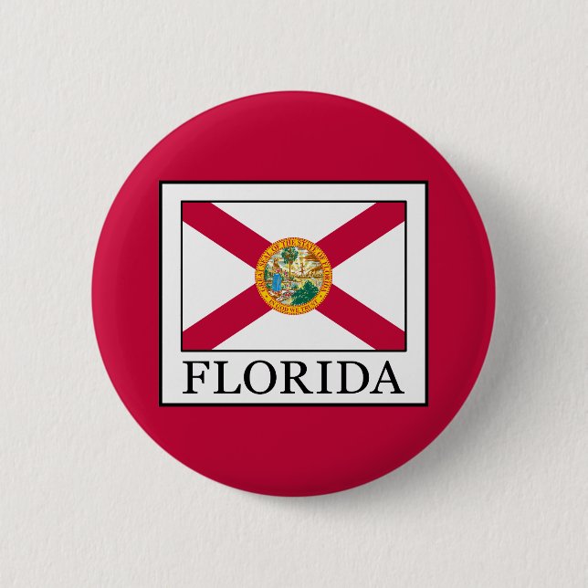 Florida 6 Cm Round Badge (Front)