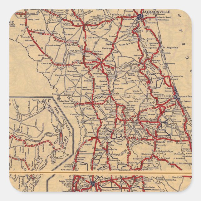 Florida 9 square sticker (Front)