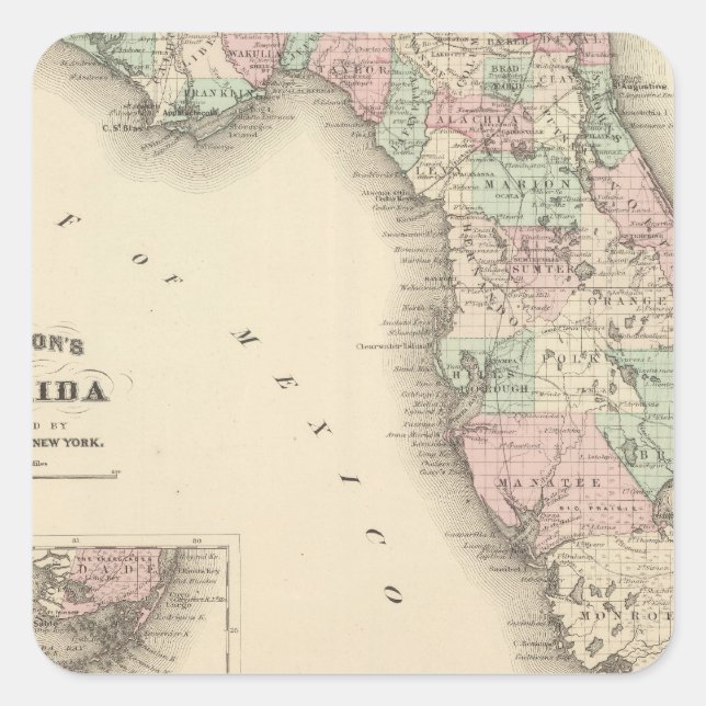 Florida 9 square sticker (Front)