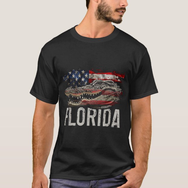 Florida Alligator Everglades National Park  T-Shirt (Front)