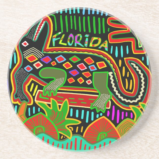 Florida Alligator - Hurrican Critters Coaster (Front)