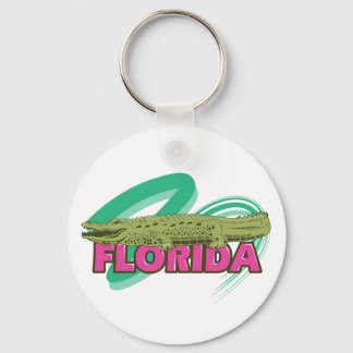 Florida Alligator Key Ring