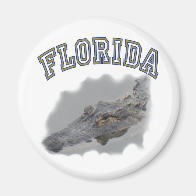 Florida alligator magnet (Front)