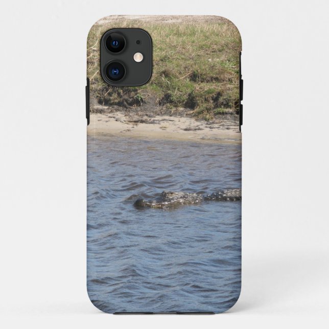 Florida Alligator Swimming Nature Photography Case-Mate iPhone Case (Back)