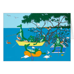 Florida Alligators Greeting Card