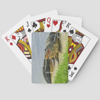 Florida American Alligator Playing Cards