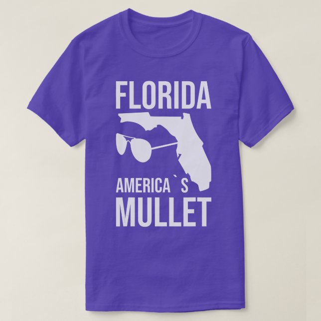 Florida Americas Mullet West Coast  T-Shirt (Design Front)