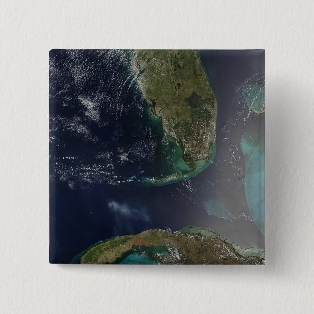 Florida and Cuba 15 Cm Square Badge (Front)
