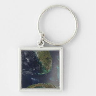 Florida and Cuba Key Ring