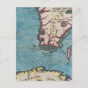 Florida and Cuba Postcard
