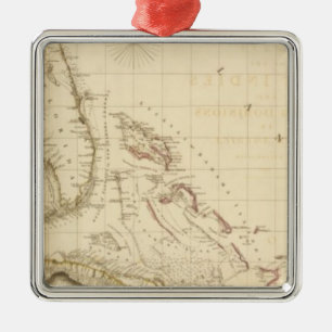 Florida and West Indies Metal Tree Decoration