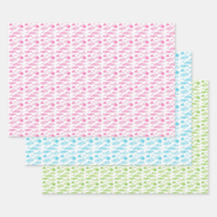 Florida Animal Toile Wrapping Paper