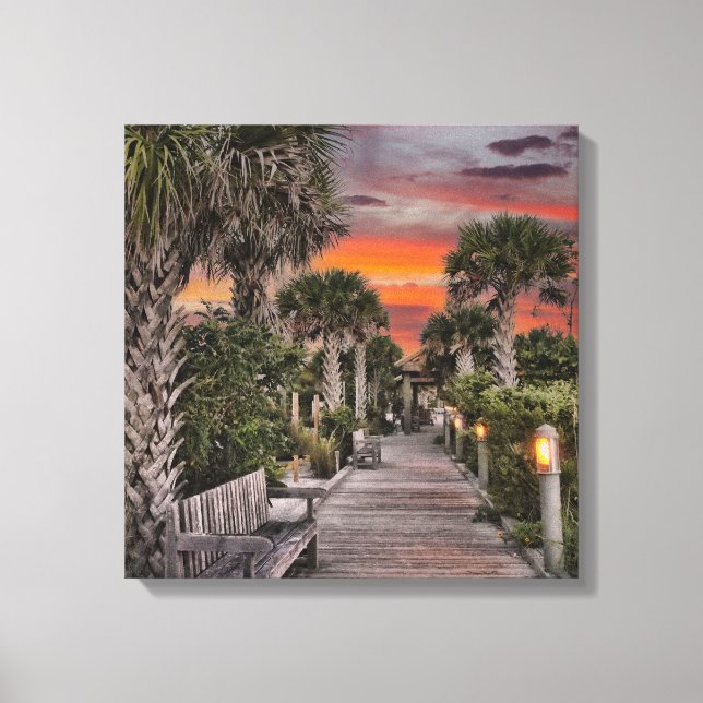 Florida Anna Marie Sunset  Canvas Print (Front)