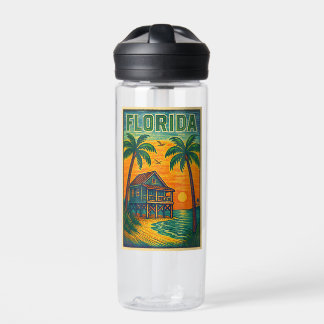 Florida Art Water Bottle