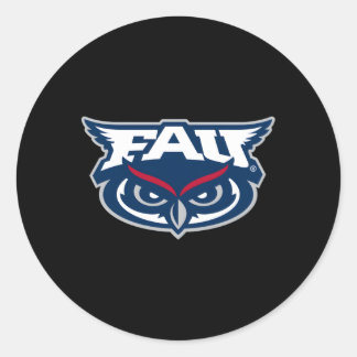 Florida Atlantic Owls Icon Classic Round Sticker