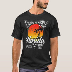 Florida Beach Family Vacation 2023 Family Trip Gro T-Shirt